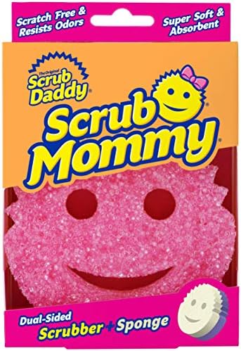 Scrub Mommy Dual Sided Scrubber & Sponge 1Pcs
