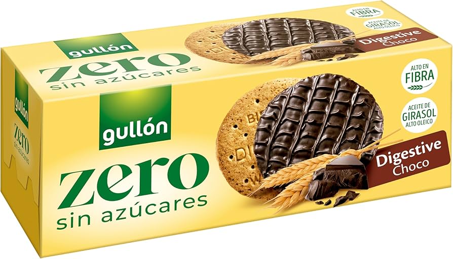 Gullon Sugar Free Digestive Whole Wheat Biscuit With Choc 270Gm