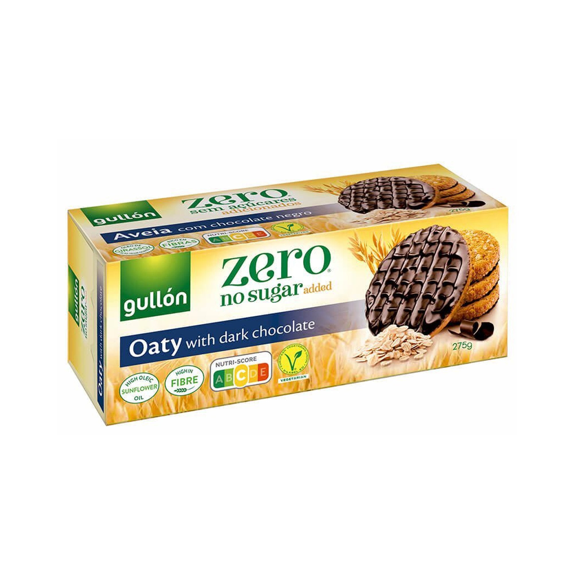 Gullon Zero Oaty Digestive With Choco 275Gm