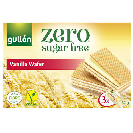 Gullon Sugar Free Vanilla Wafer 180Gm