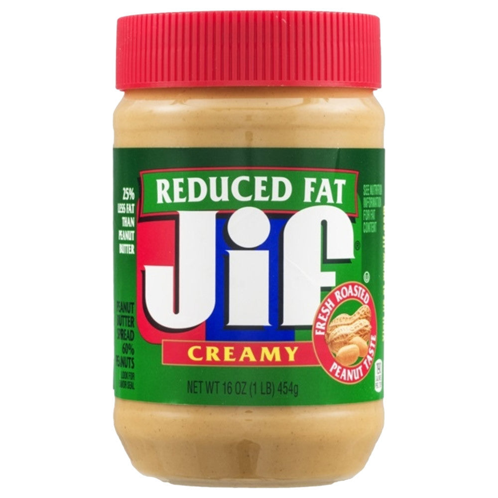 Jif Creamy Reduced Fat Peanut Butter 16Oz