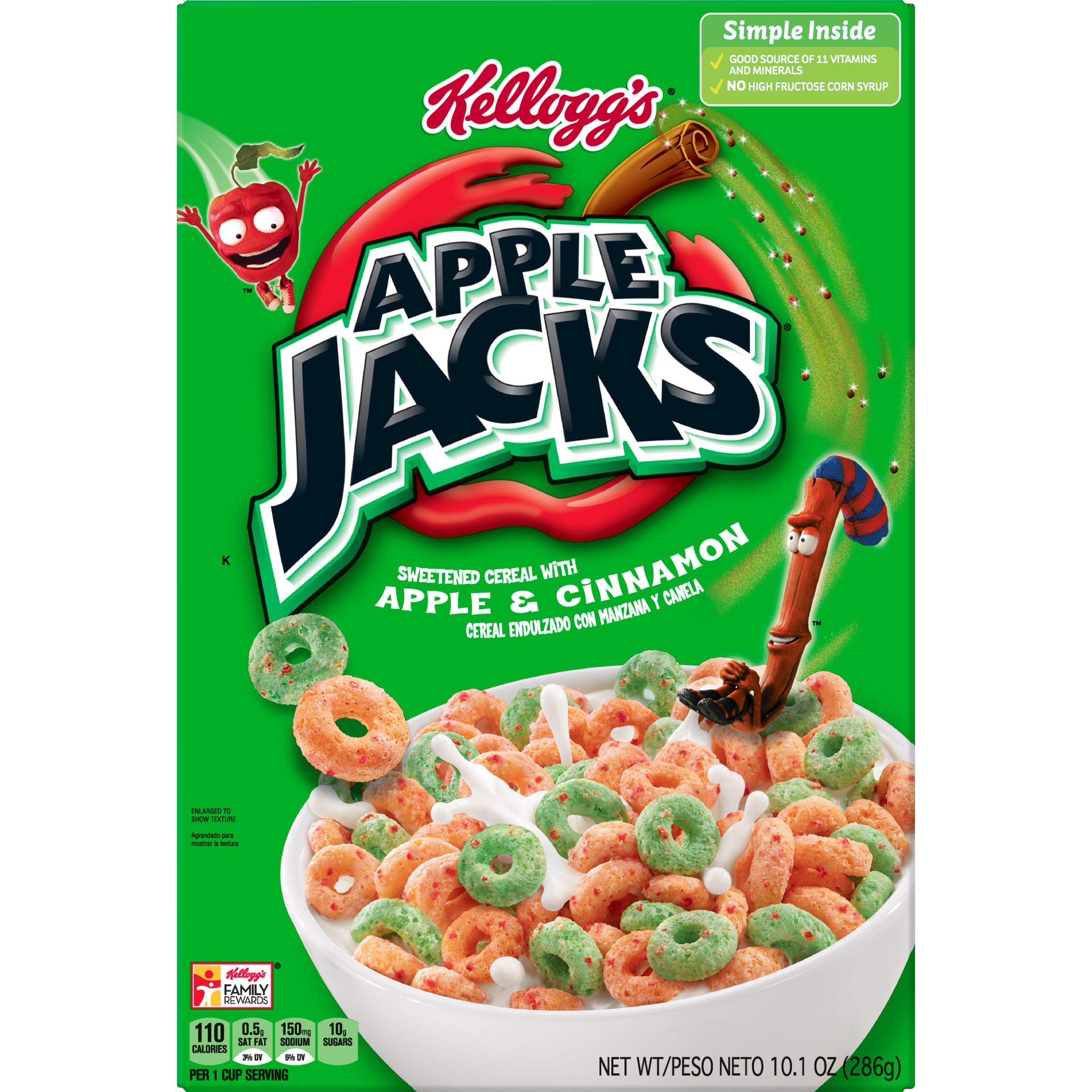 Kelloggs Apple Jack Cereal 10.1Oz