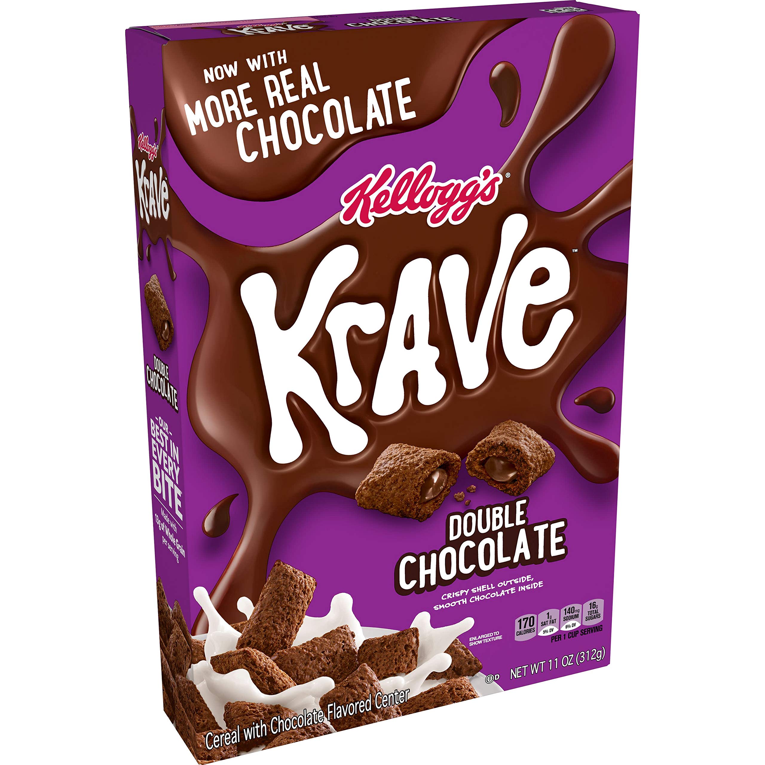 Kelloggs Double Chocolate Krave Cereal 11Oz