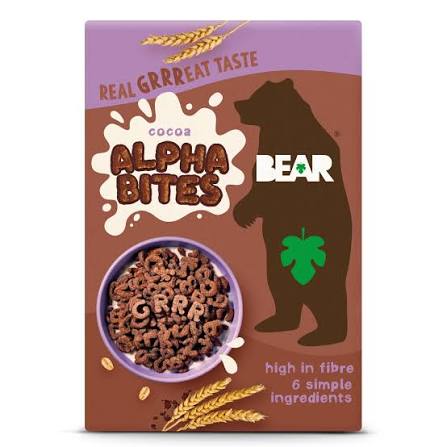 Bear Cocoa Alphabites Cereal 350Gm