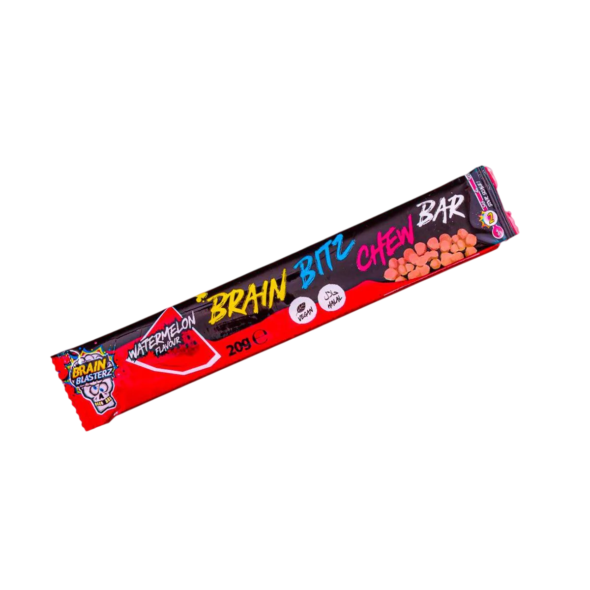 Brain Blasterz Watermelon Brain Bitz Chew Bar 20Gm