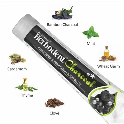 Herbodent Charcoal Toothpaste 100Gm