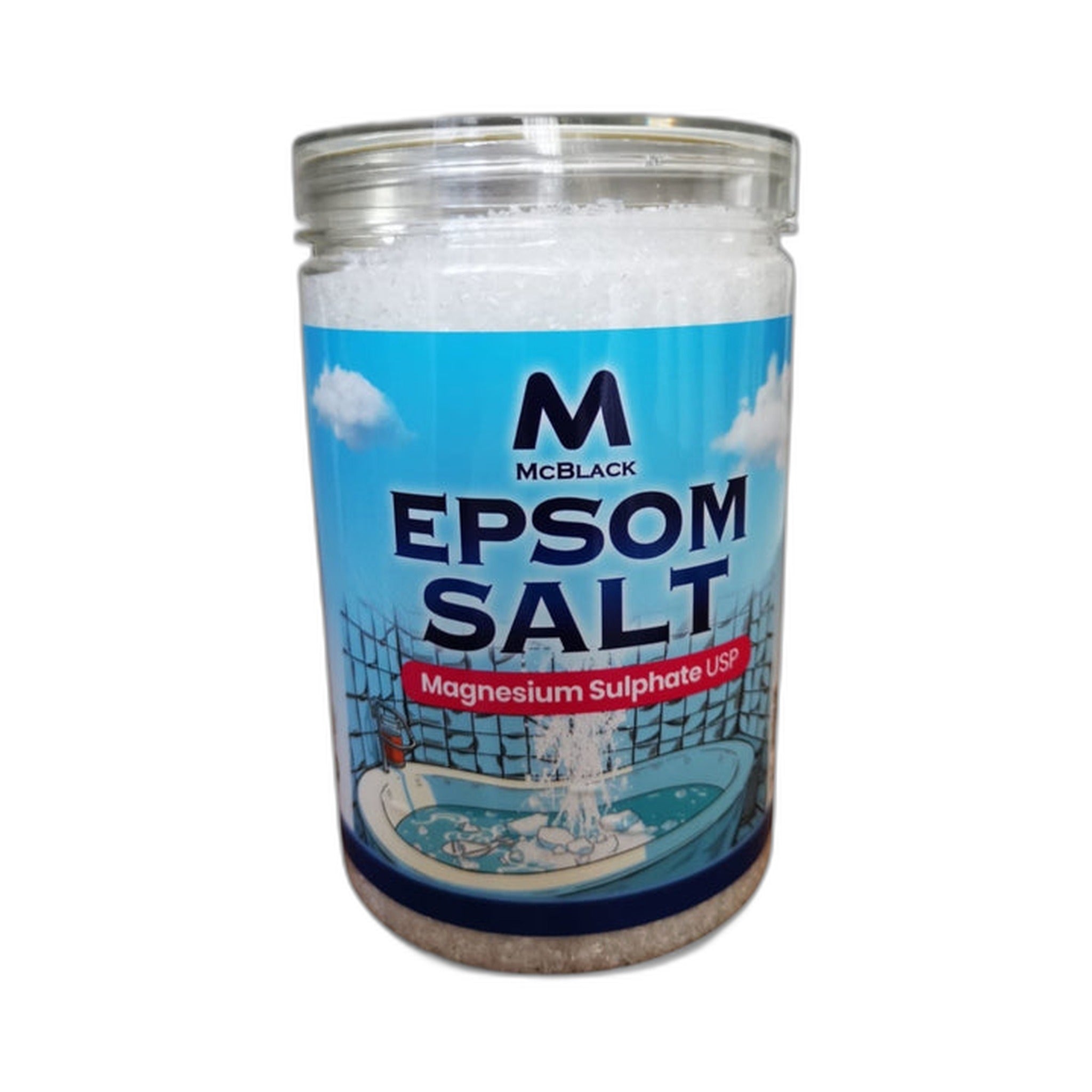 Mcblack For Bathing And Soaking, Spa Epsom Salt 1Kg