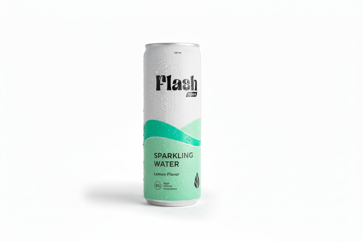 Flash Lemon Flav Soda Sparkling Water 250Ml