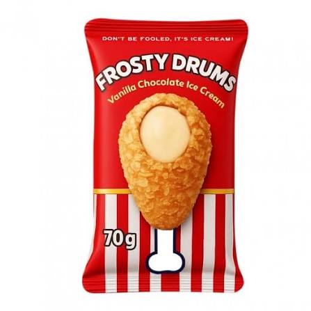 Frosty Drump Vanilla And Chocolate Ice Cream 70Gm