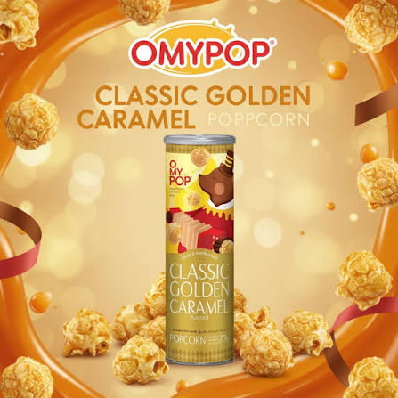 O My Pop Golden Caramel Popcorn 70Gm