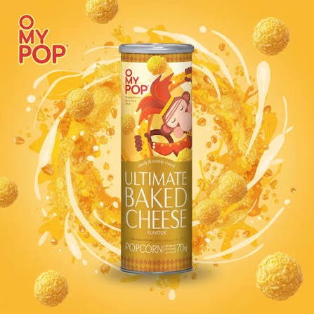 O My Pop Baked Cheese Popcorn 70Gm