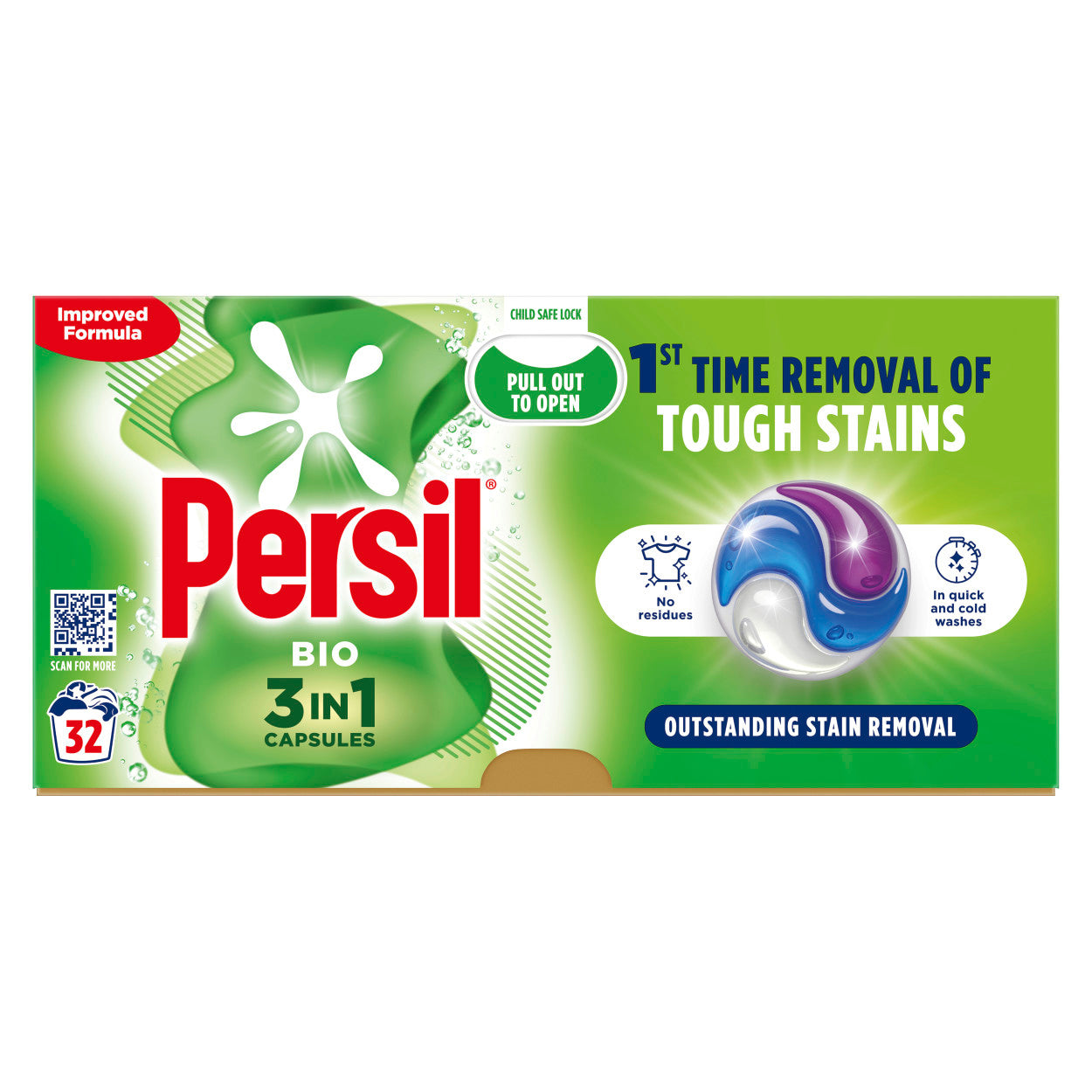 Persil 3 In 1 Bio Washing Capsules 1Pk