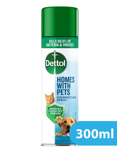 Dettol House With Pets Disinfectant Spray 300Ml