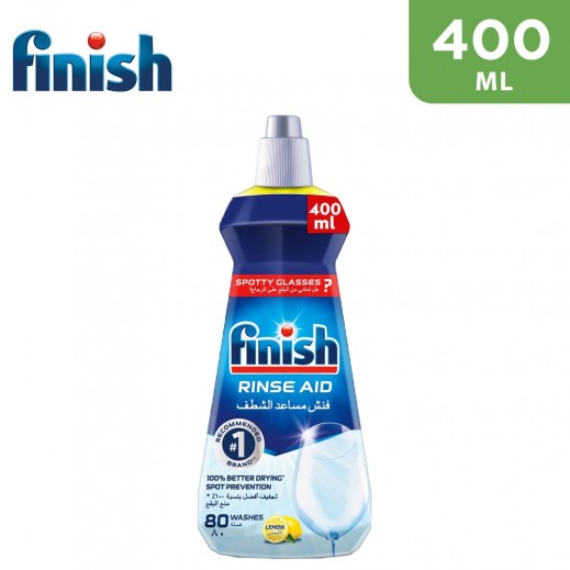 Finish Lemon Dish Wash Rinse Aid 400Ml
