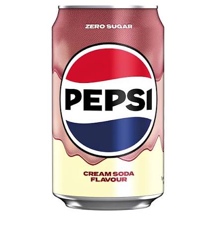 Pepsi Zero Sugar Cream Soda 330Ml
