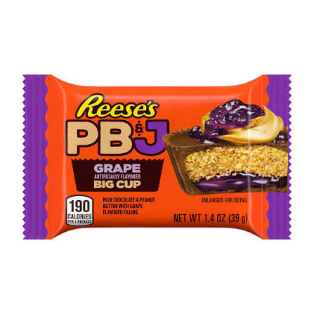 Reeses Grape Big Peanut Butter Cup 39Gm