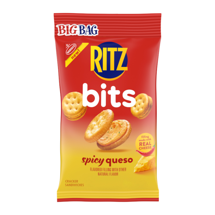 Ritz Spicy Queso Bits 85Gm