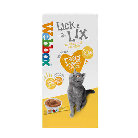 Webbox Lick E Lix Yoghurt With Cheese Taurine 15Gm