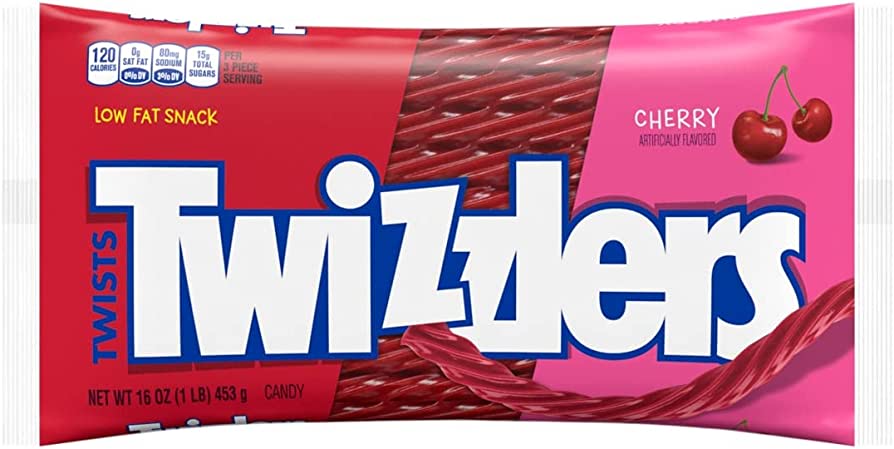 Twizzlers Cherry Licorice Candy 16Oz