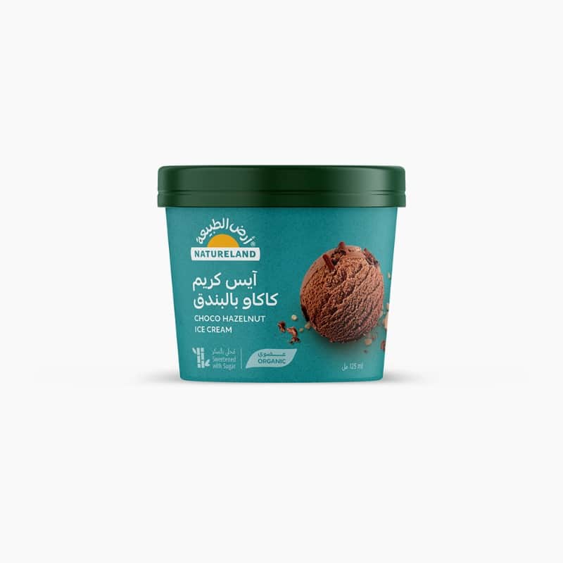 Natureland Choco Hazelnut Ice Cream 125Ml