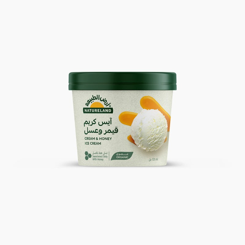 Natureland Cream And Honey Ice Cream 125Ml