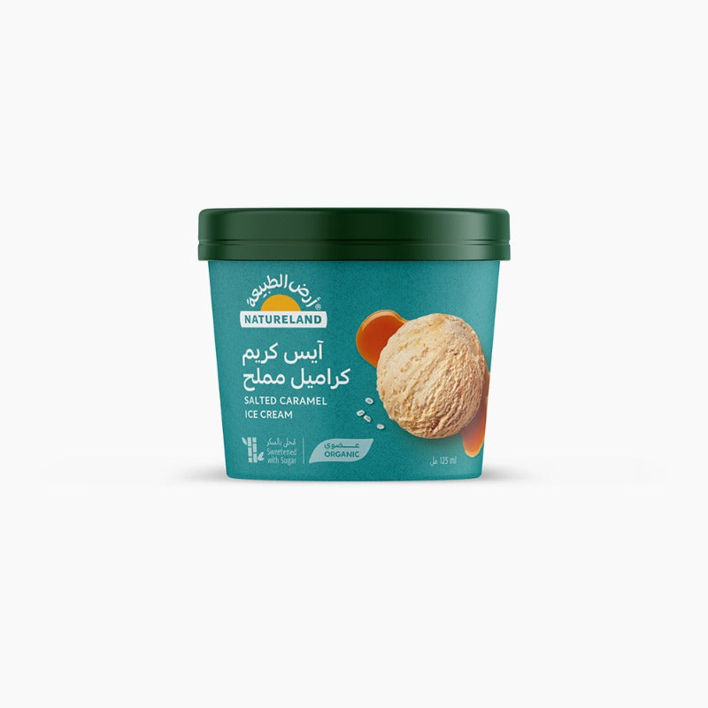 Natureland Salted Caramel Ice Cream 125Ml