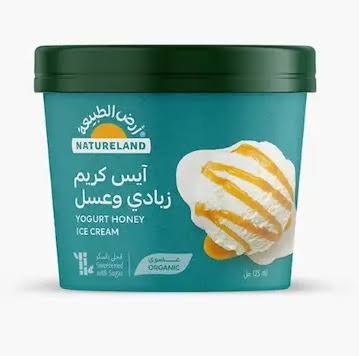 Natureland Yoghurt Honey Ice Cream 125Ml