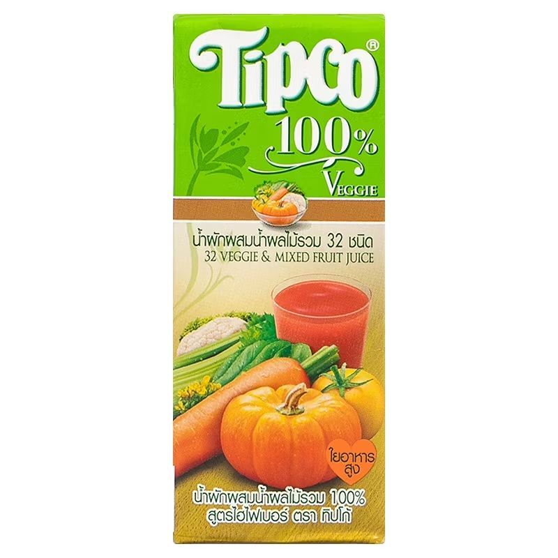 Tipco Mixed Veggie And Fruit Juice 200Ml