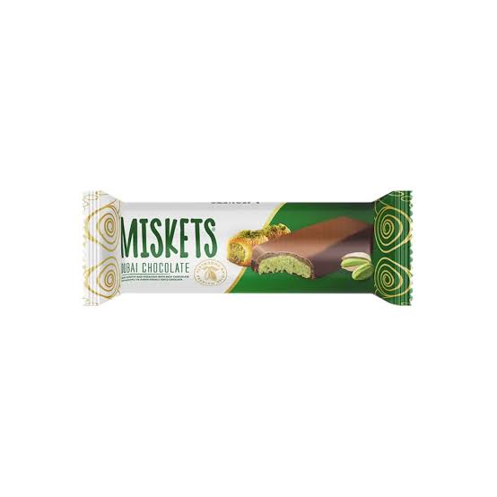 Miskets Milk Chocolate Dubai Chocolate 25Gm
