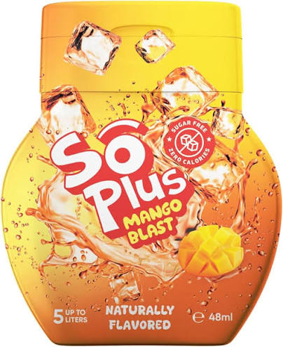 So Plus Mango Blast Water Enhancer 48Ml.