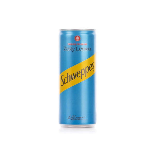 Schweppes Zesty Lemon Sparkling Drink 250Ml