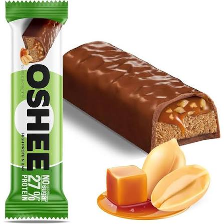 Oshee Peanut & Caramel High Protein Bar 48Gm