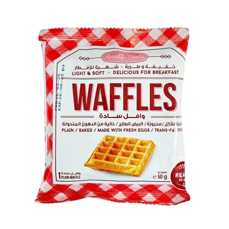 Amalfi Foods Plain Soft Waffle 50Gm
