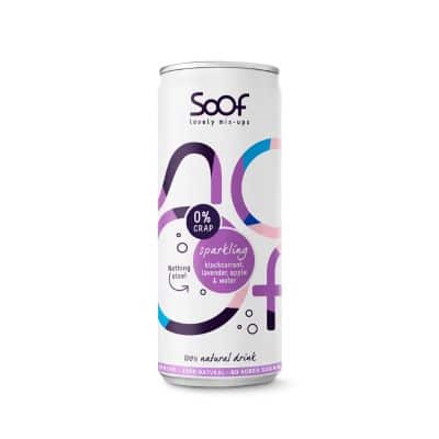 Soof Blackcurrant Lavender Sparkling Drink 250Ml