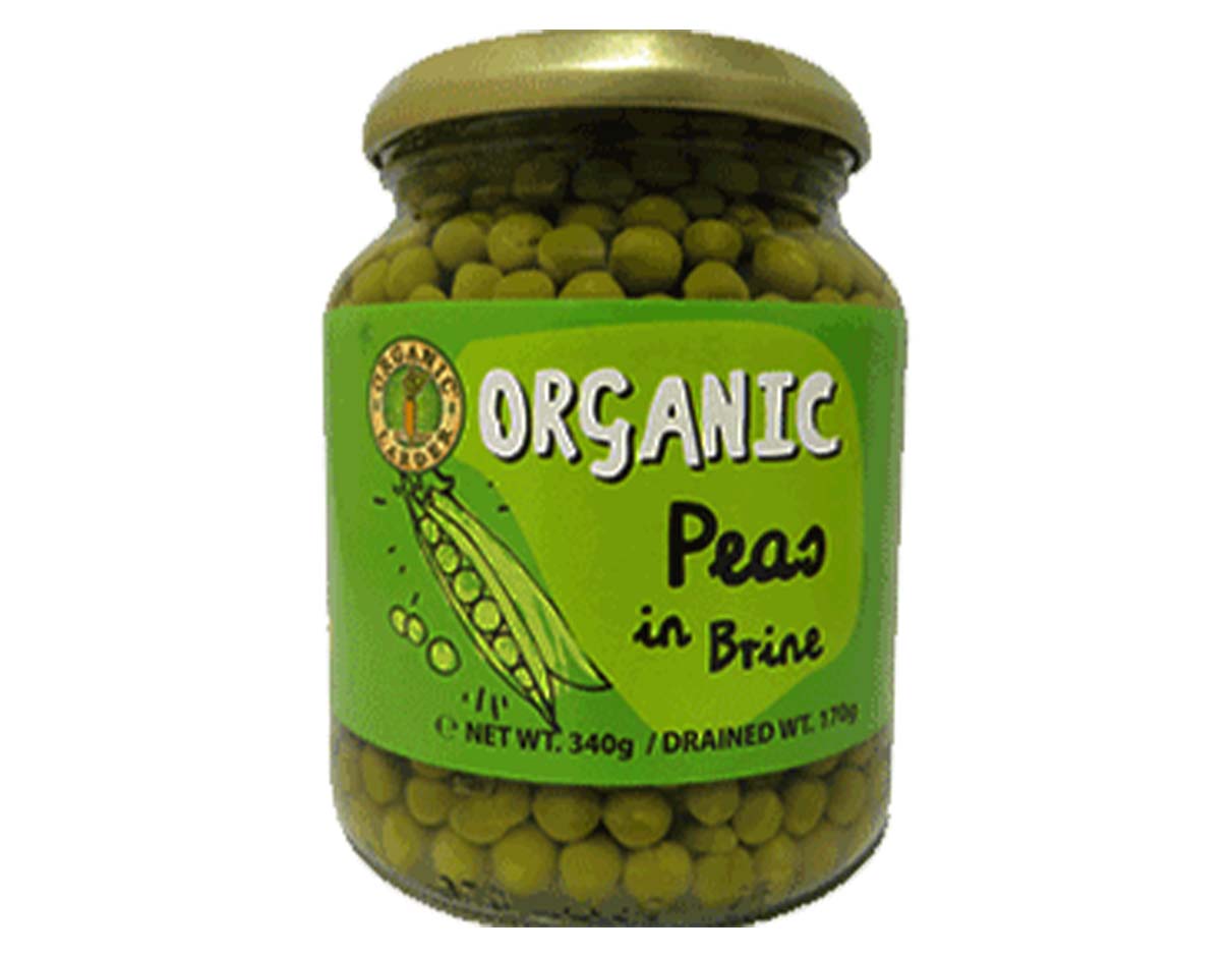 Organic Larder Garden Peas 350Gm
