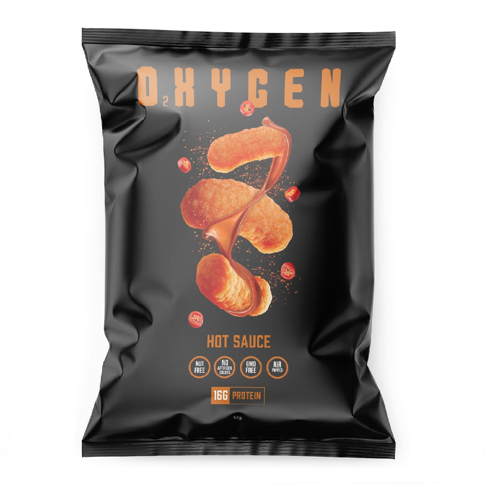 Oxygen Hot Sauce Protein Puff 50Gm