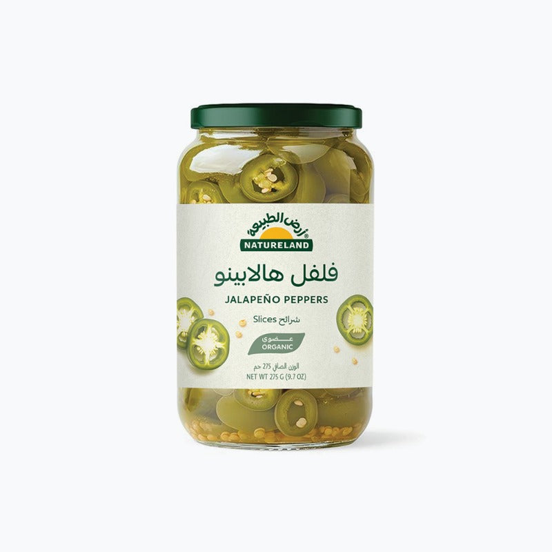 Natureland Slices Jalapeño Peppers 275Gm