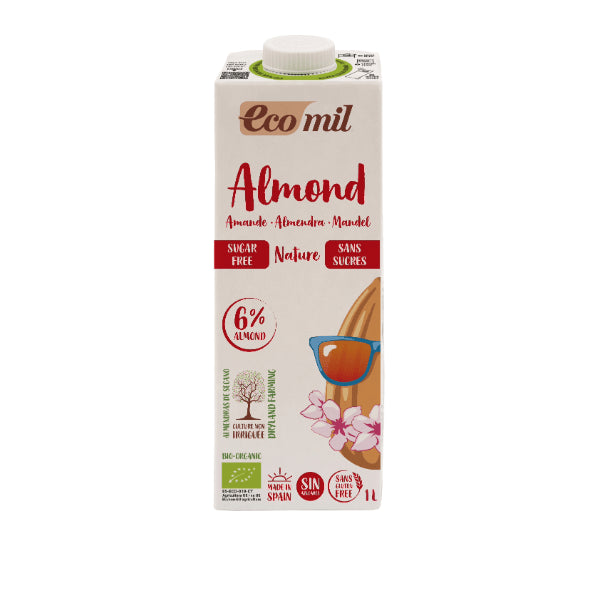Ecomil Sugar Free Almond Milk 1Ltr
