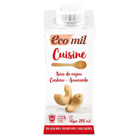 Ecomil Sugar Free Cuisine Cashew 200Ml