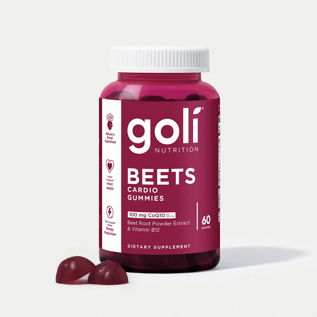 حبوب جيلي Goli Beets Cardio بنكهة التفاح عبوة مزدوجة 2 × 60 قطعة