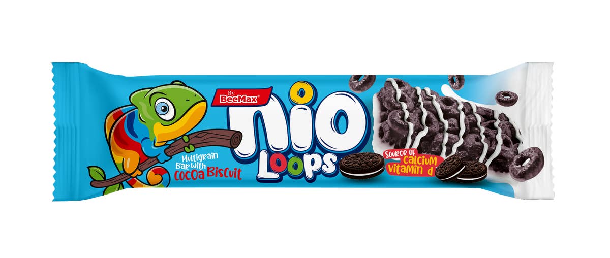 Granio Nio Cocoa Biscuit Loops Multigrain Bar 23Gm