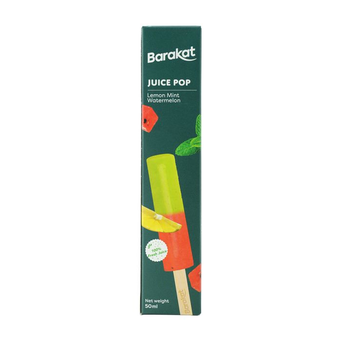 Barakat Lemon Mint And Watermelon Juice Pops 50Gm