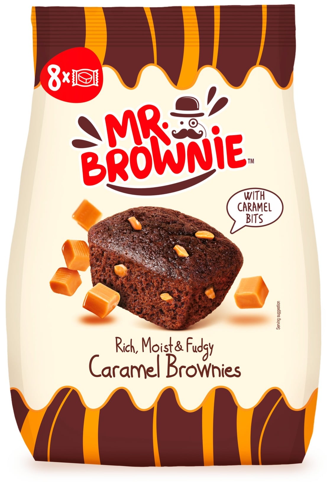 Mr.Brownie Caramel Brownies 200Gm
