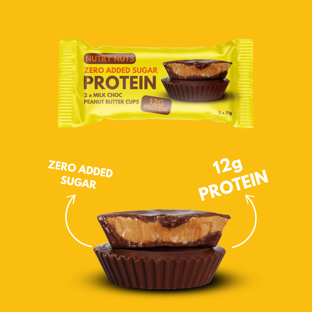 Nutry Nuts Milk Chocolate Peanut Butter Protein Cups 42Gm