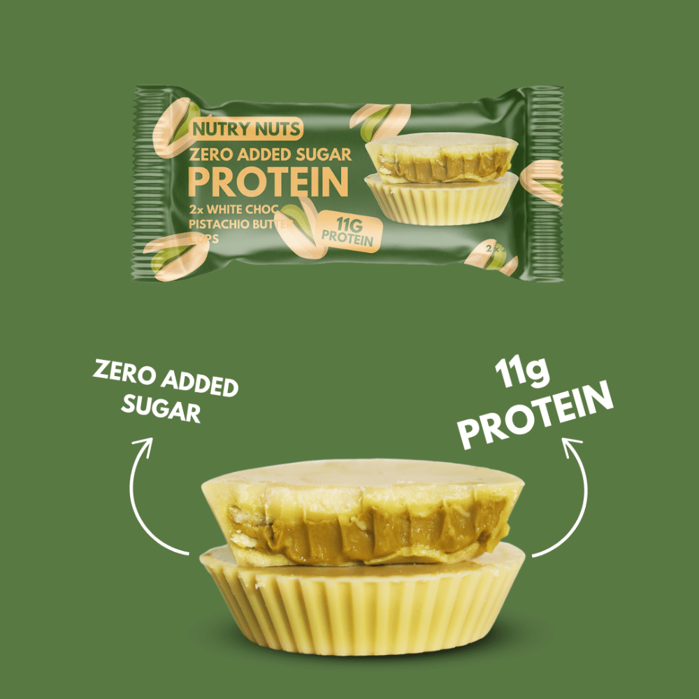 Nutry Nuts White Chocolate Pistachio Protein Cups 42Gm