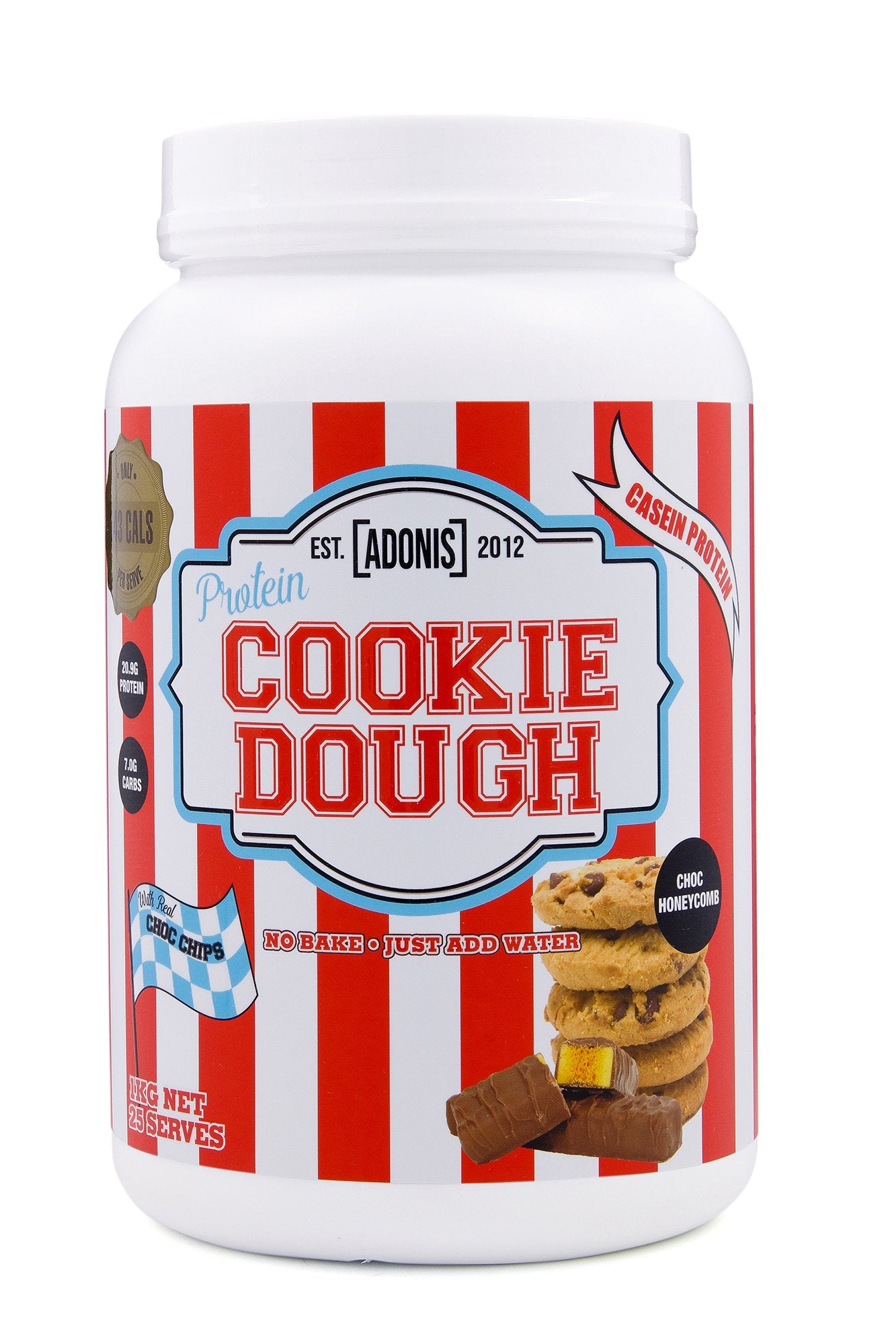 Adonis Choc Honeycomb Protein Cookie Dough 1Kg