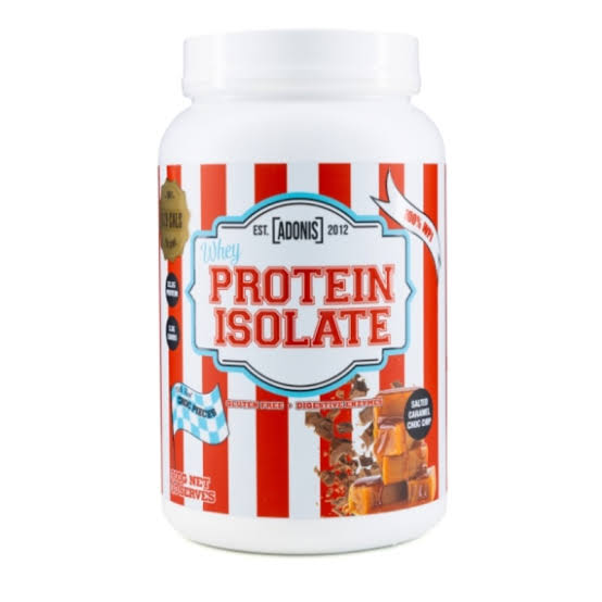 Adonis Salted Caramel Whey Protein Isolate 900Gm