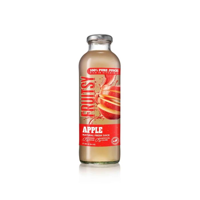 Fruitsy Apple 100% Pure Juice 250Ml