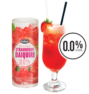 Twisst Strawberry Daiquiri Non Alcoholic Mocktails 240Ml