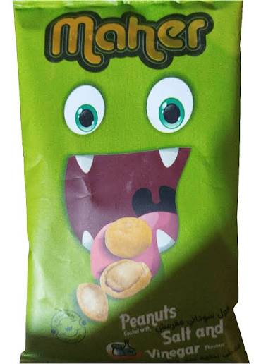 Maher Vinegar & Salt Crunchy Peanuts 30Gm